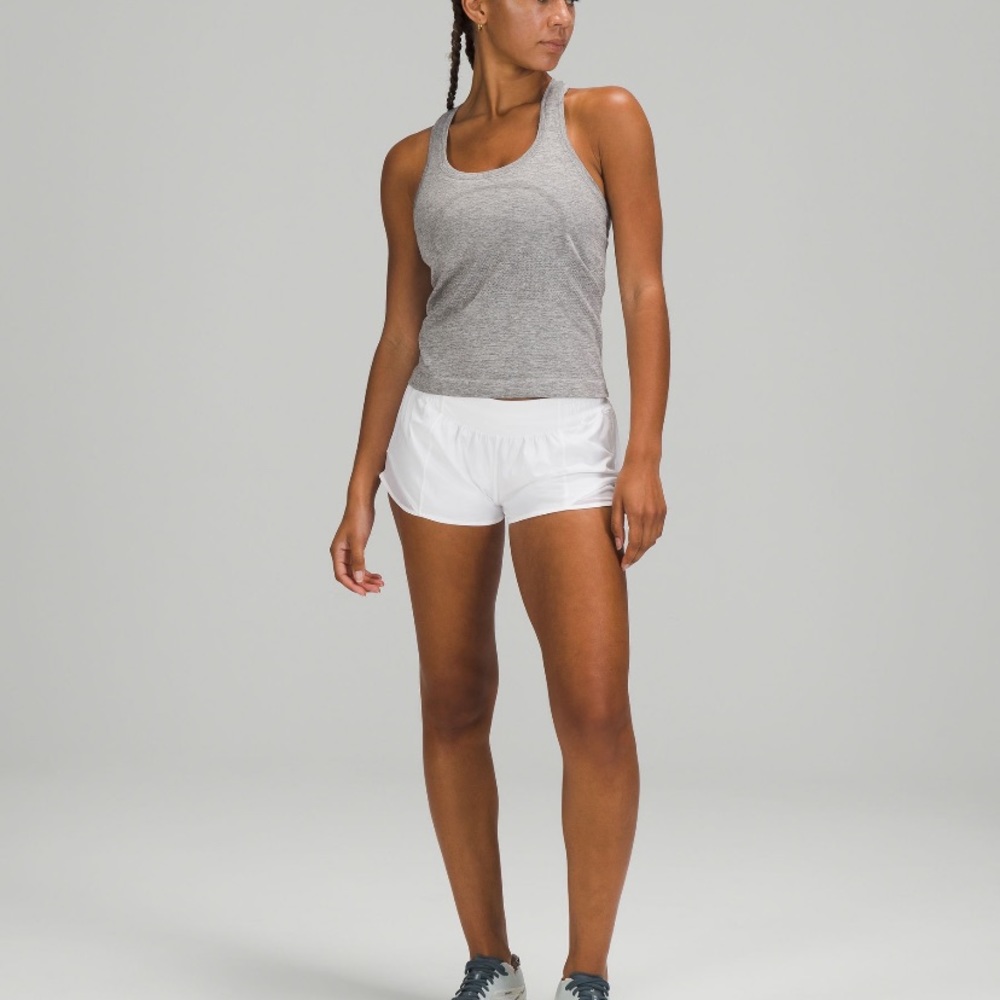 white lululemon hotty hot shorts